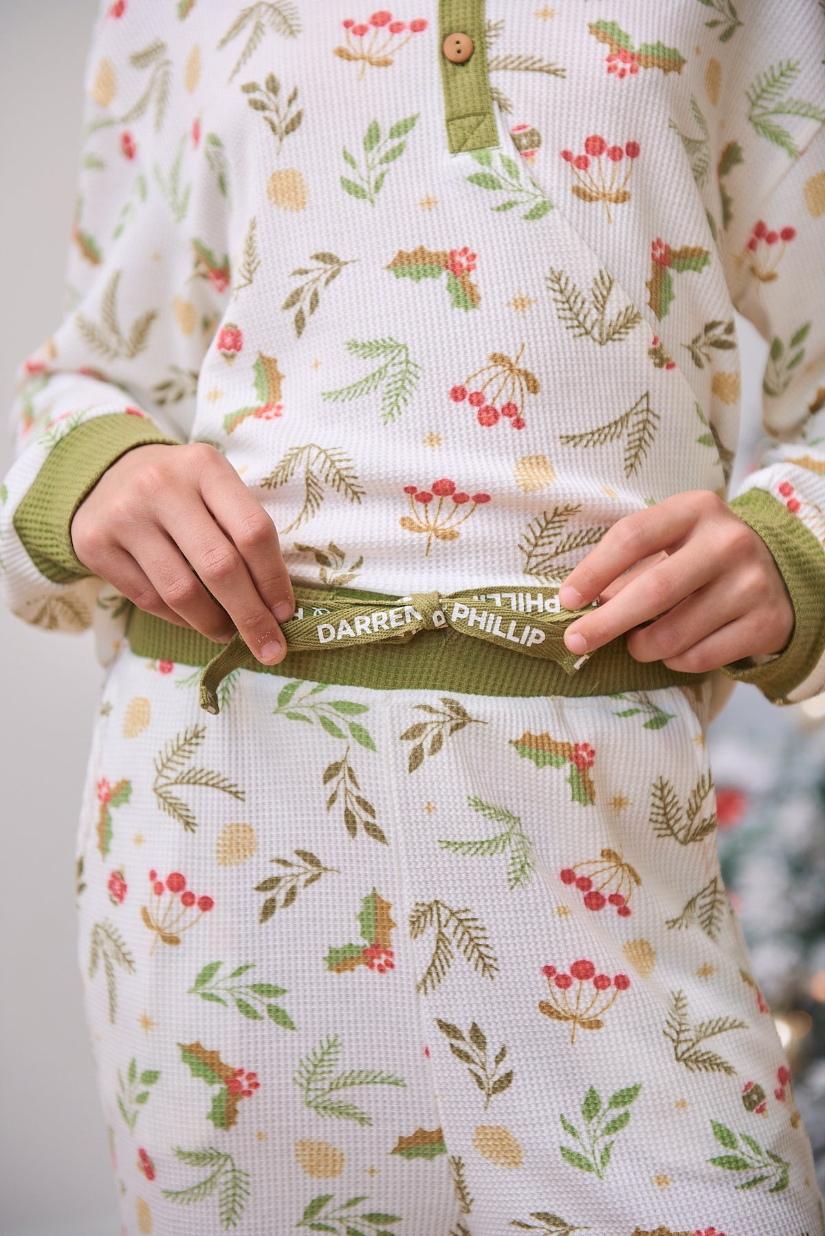 Kid's Long Christmas PJs | Mistle-Toes