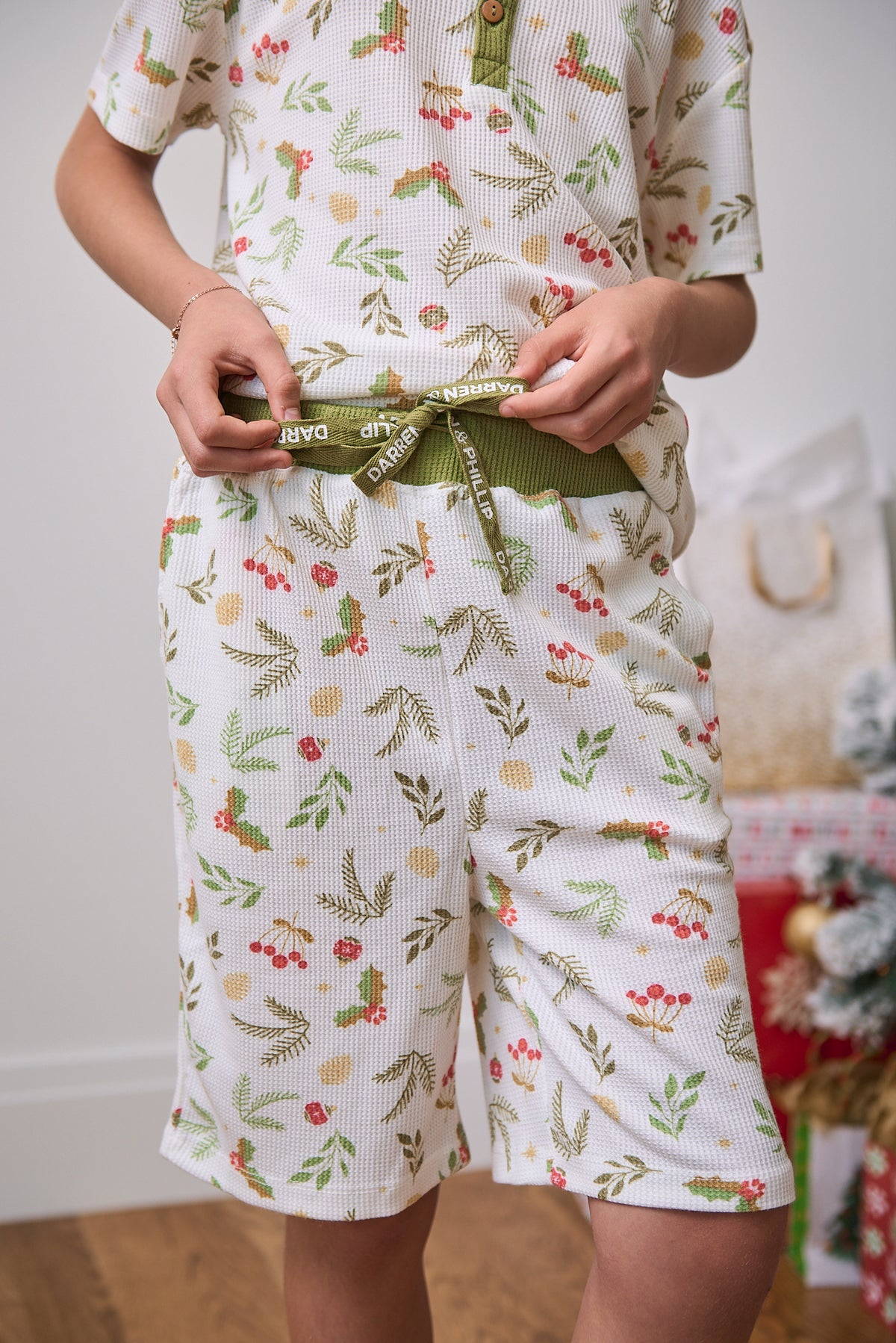 Kid's Short Christmas PJs | Mistle-Toes