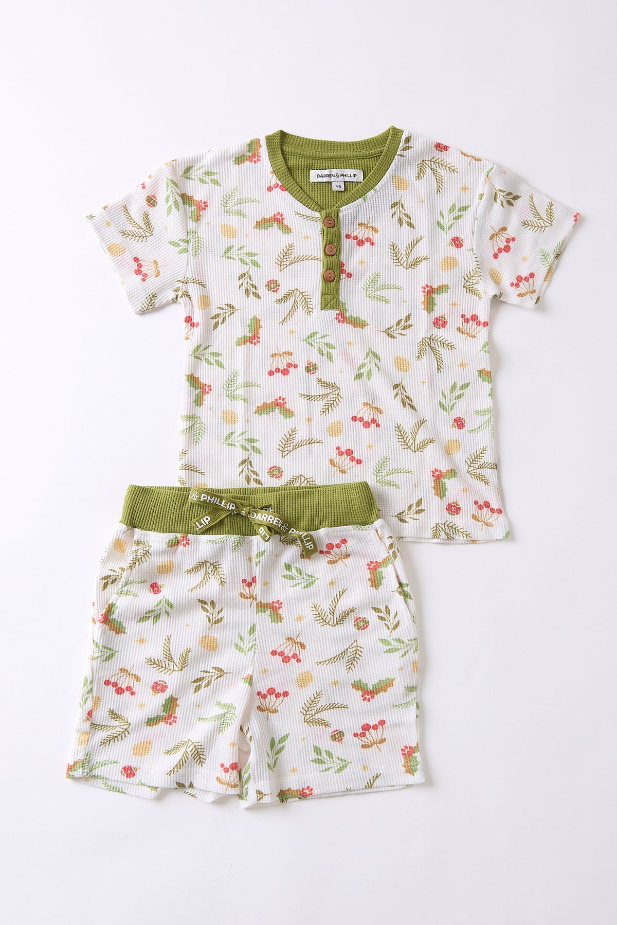 Kid's Short Christmas PJs | Mistle-Toes
