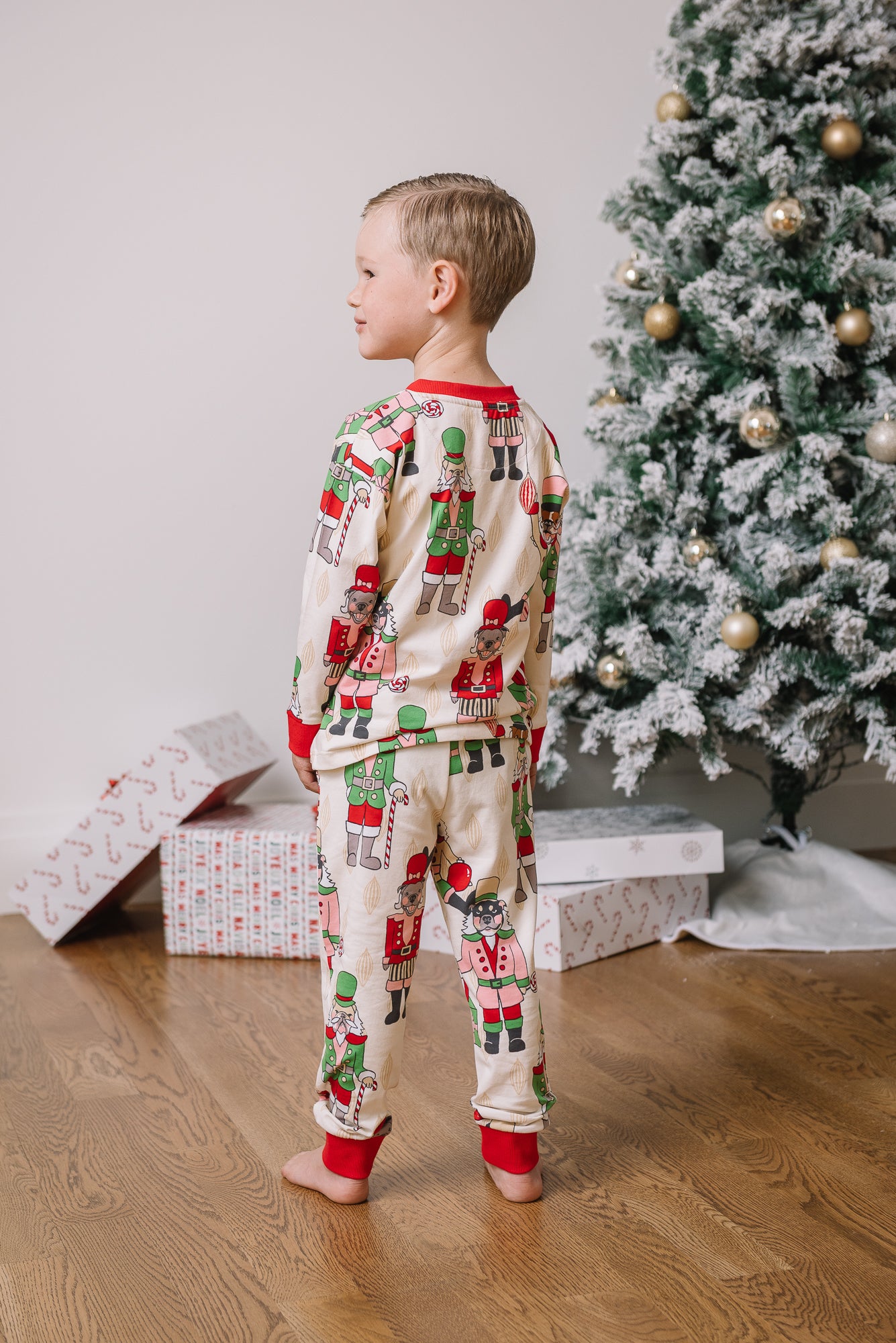 Kid's Long Christmas PJs | Nutcracker Dreams