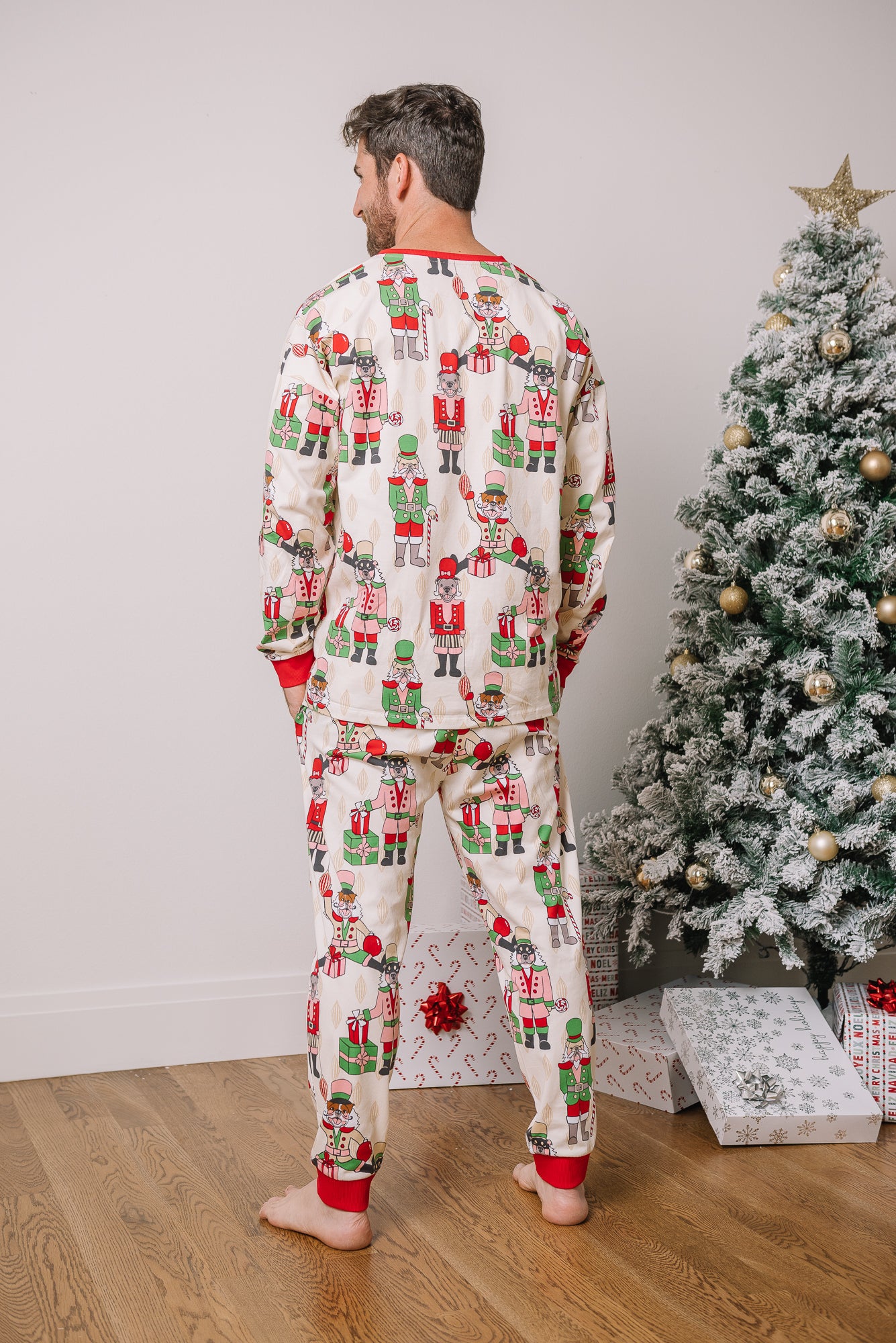 Men's Long Christmas PJs | Nutcracker Dreams