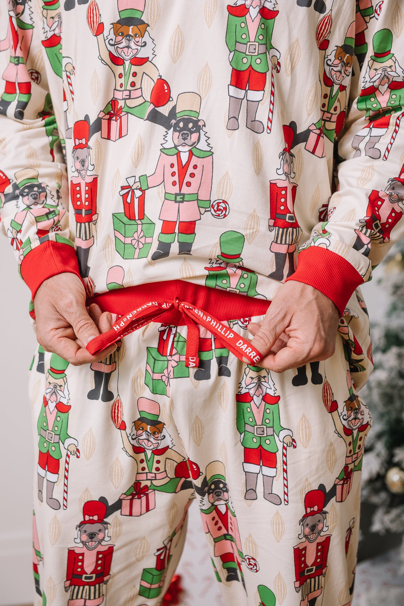 Men's Long Christmas PJs | Nutcracker Dreams
