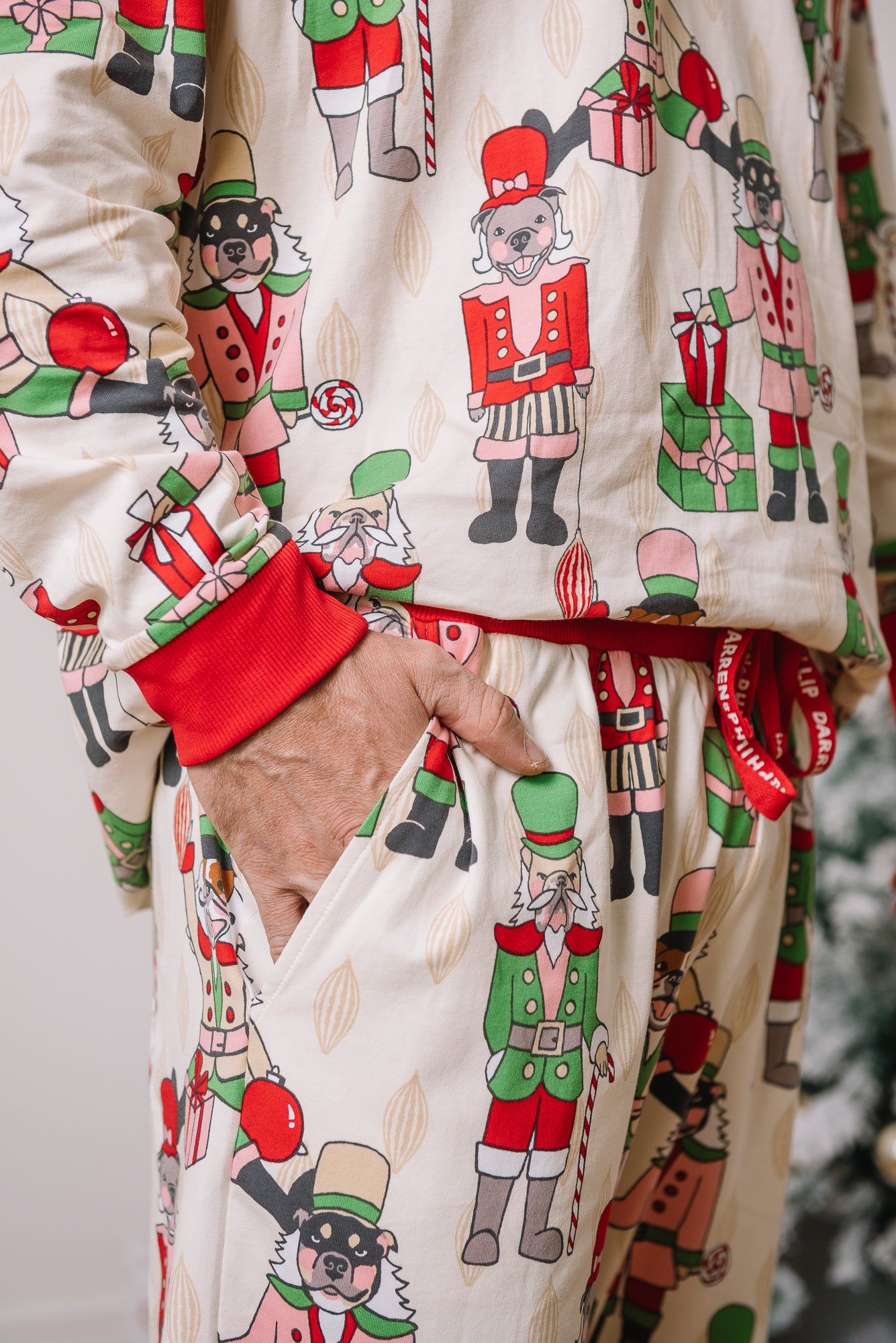 Men's Long Christmas PJs | Nutcracker Dreams