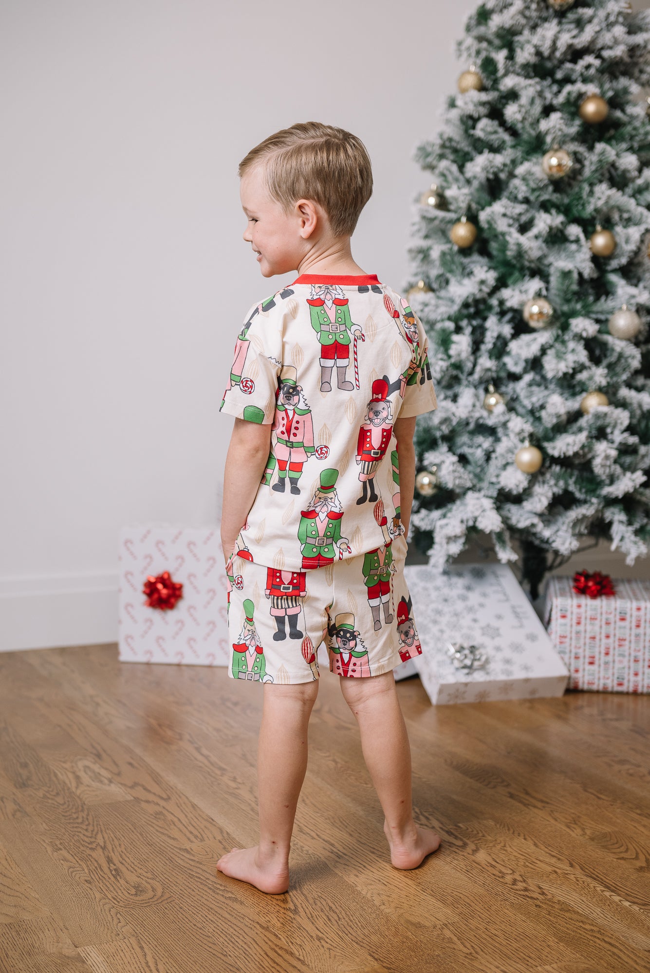 Kid's Short Christmas PJs | Nutcracker Dreams