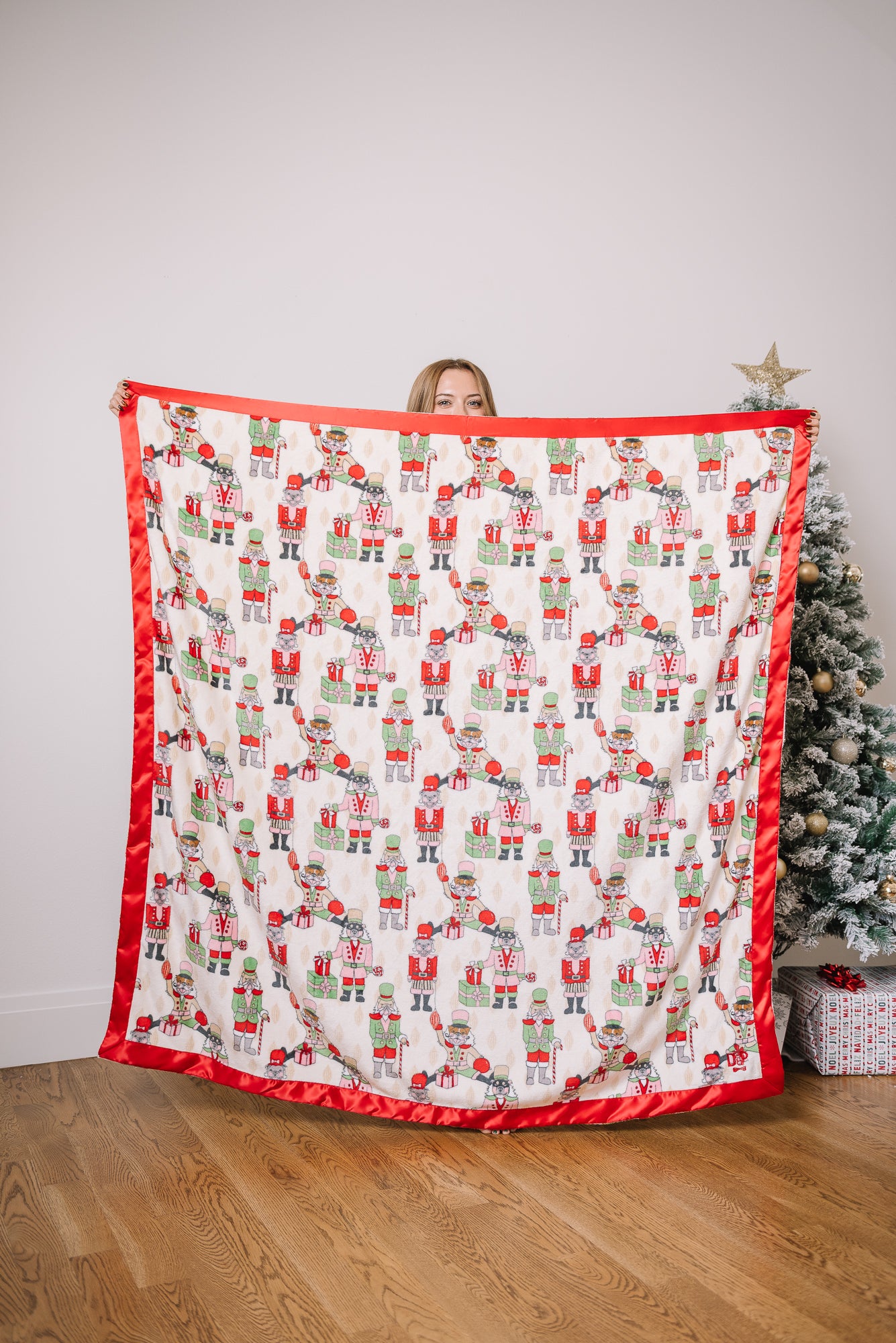 Dog Christmas Blanket | Nutcracker Dreams