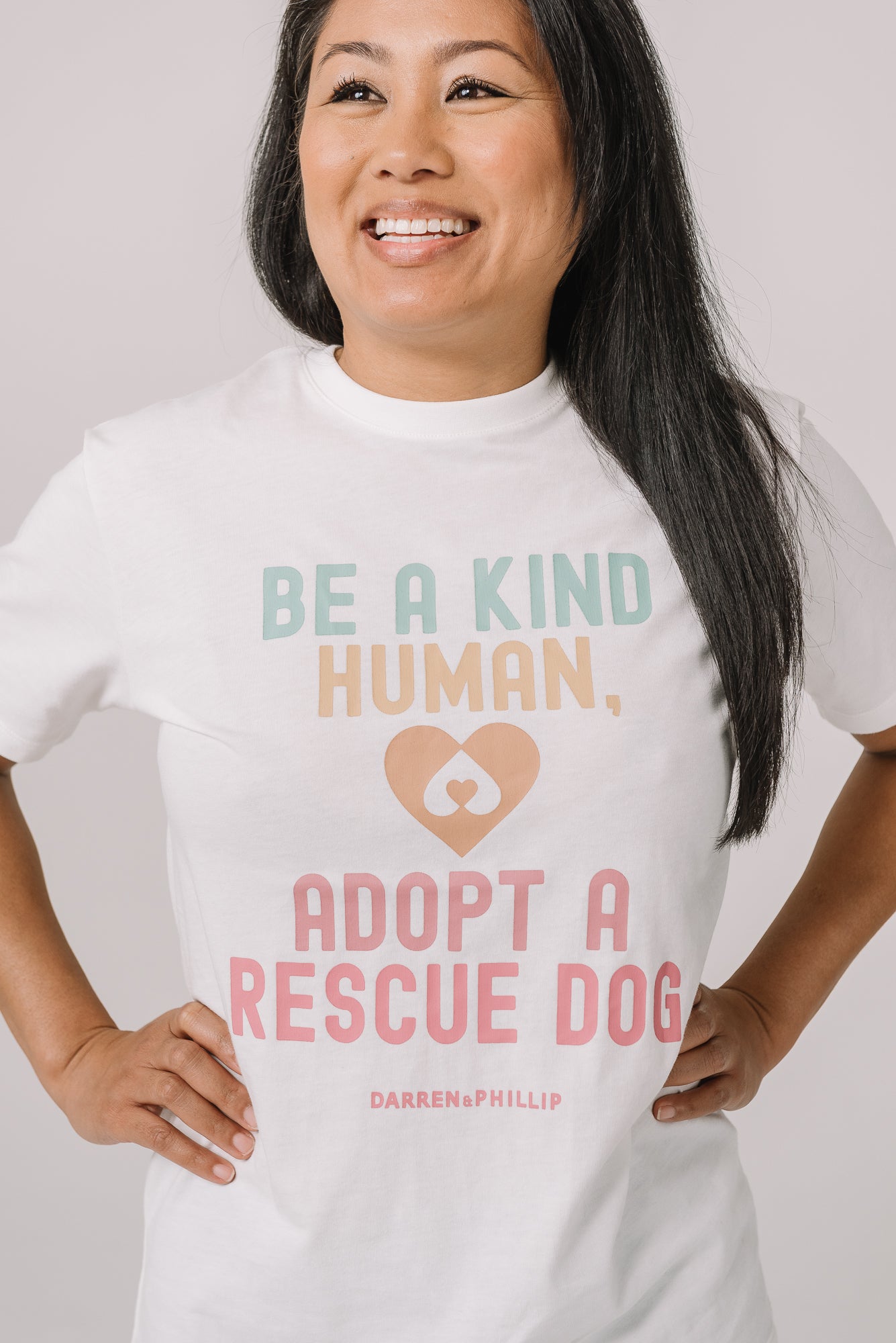 Adopt a Rescue Adult Tee | Natural