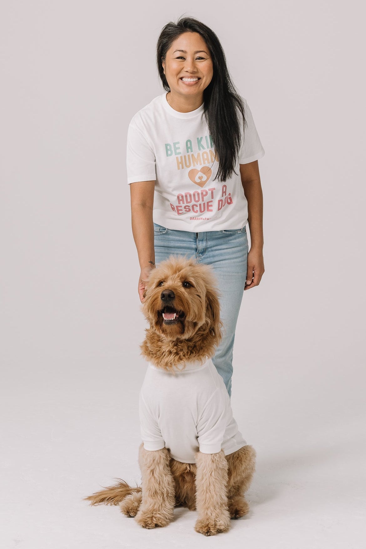 Adopt a Rescue Adult Tee | Natural