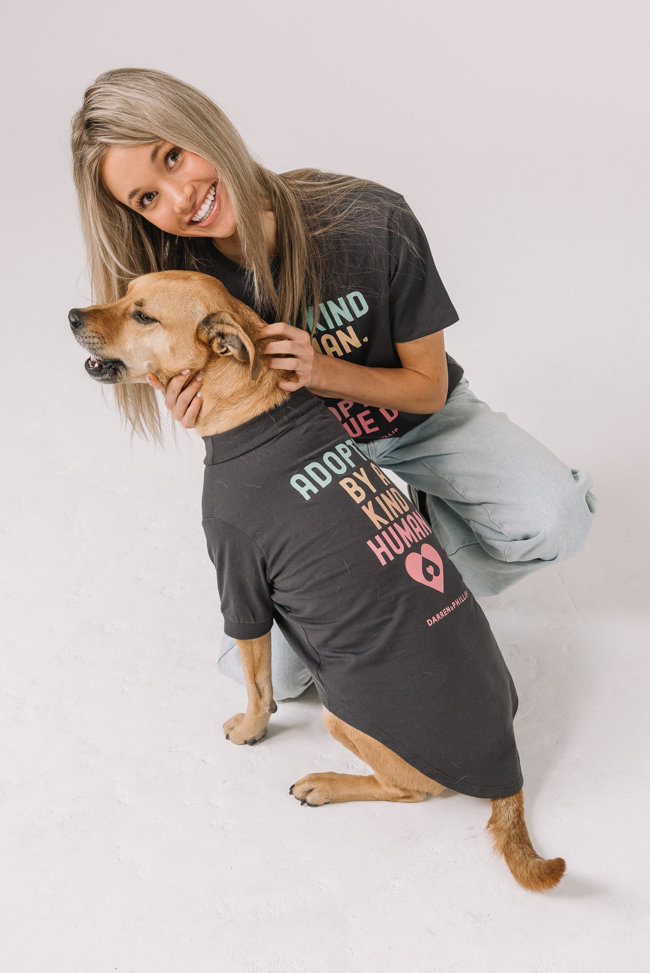 Adopt a Rescue Dog Tee | Dark Gray