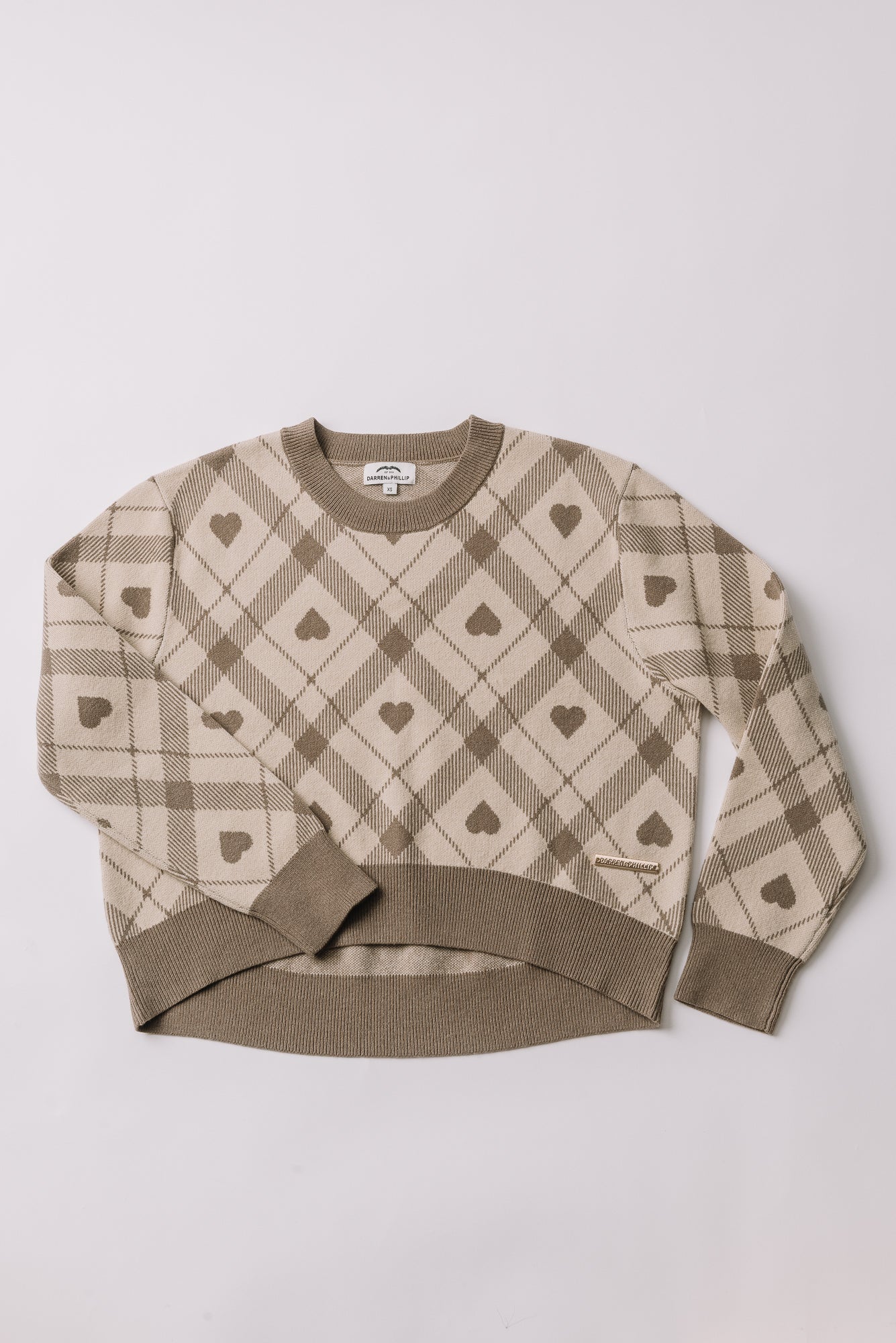 Beloved Plaid Women's Crop Sweater