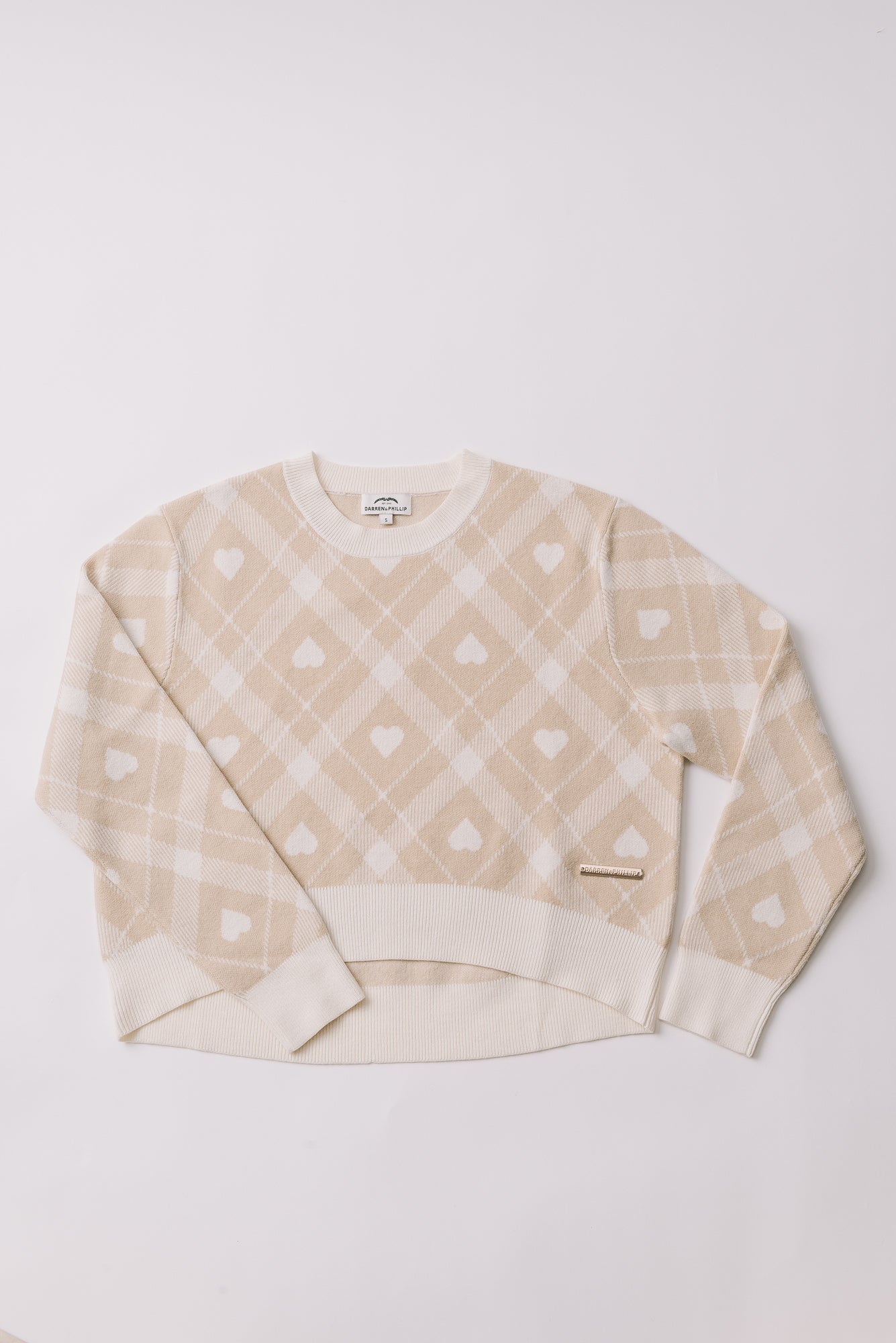 Beloved Plaid Women's Crop Sweater