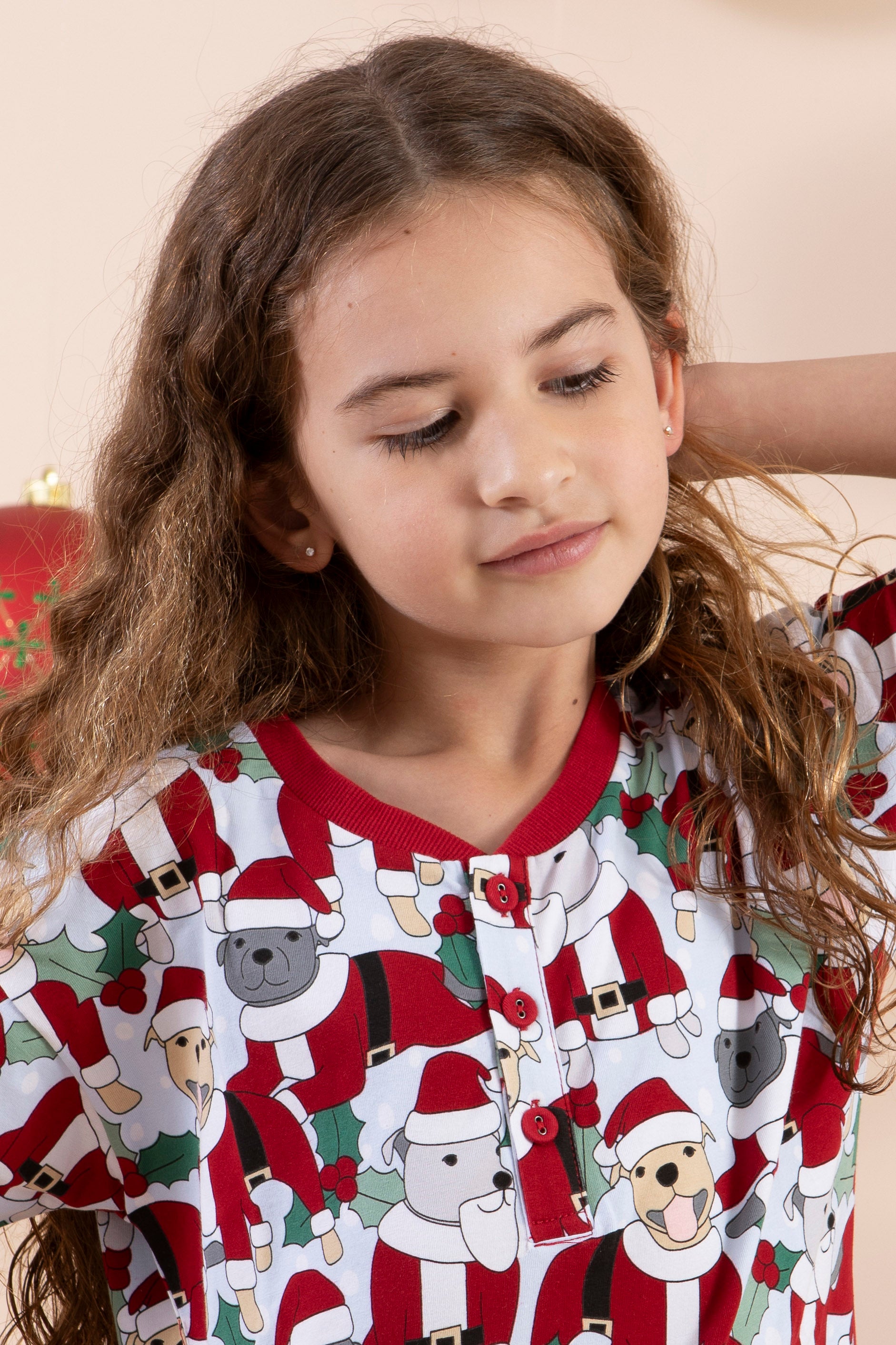 Santa Paws Kid's Winter PJ Set