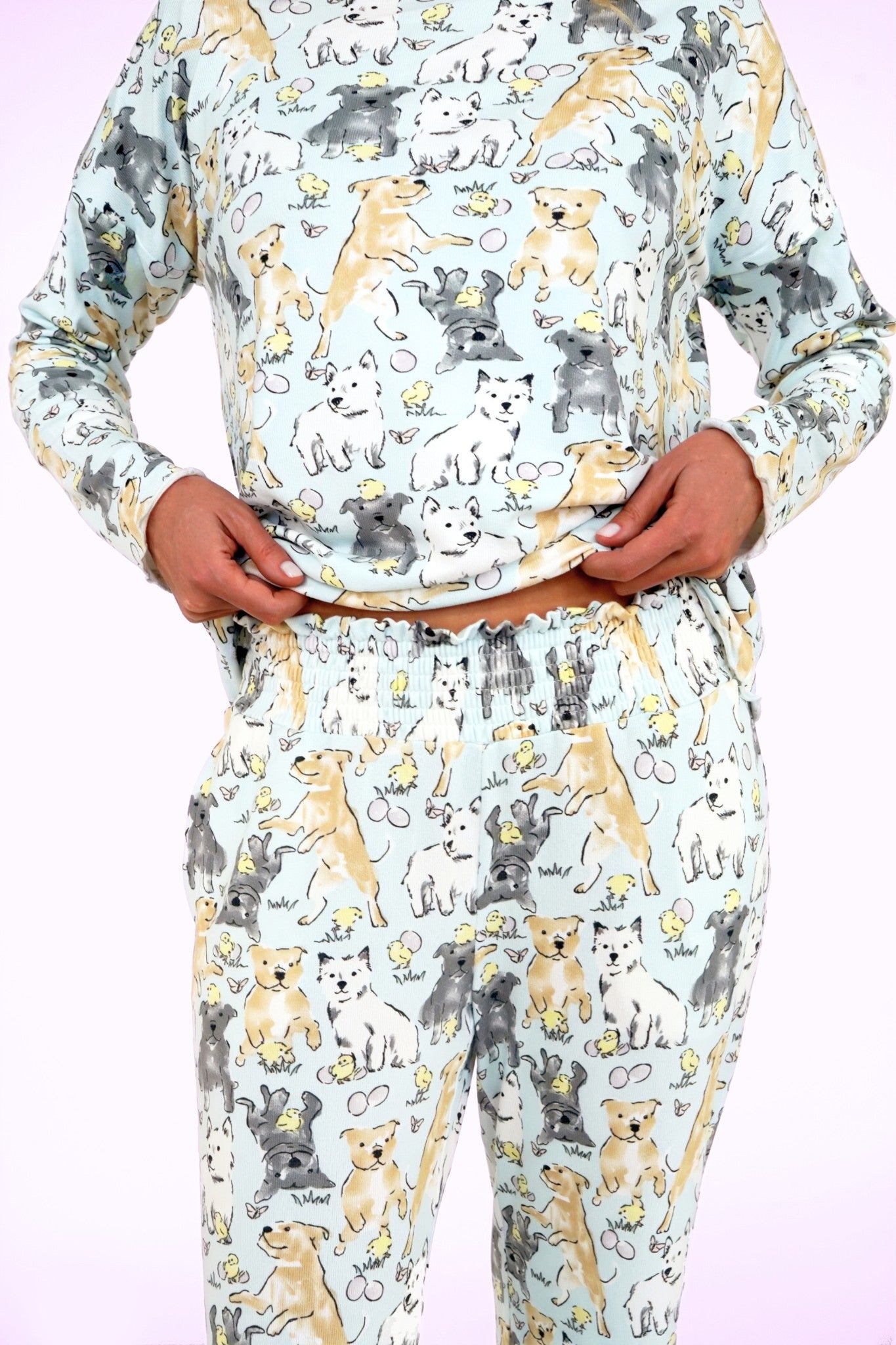 Easter Play Date Women's Long Pajamas