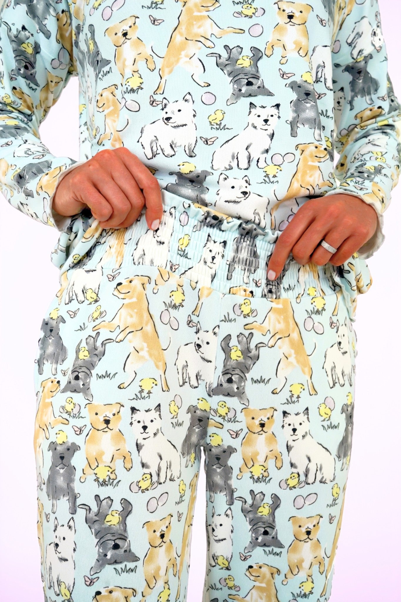 Easter Play Date Women's Long Pajamas