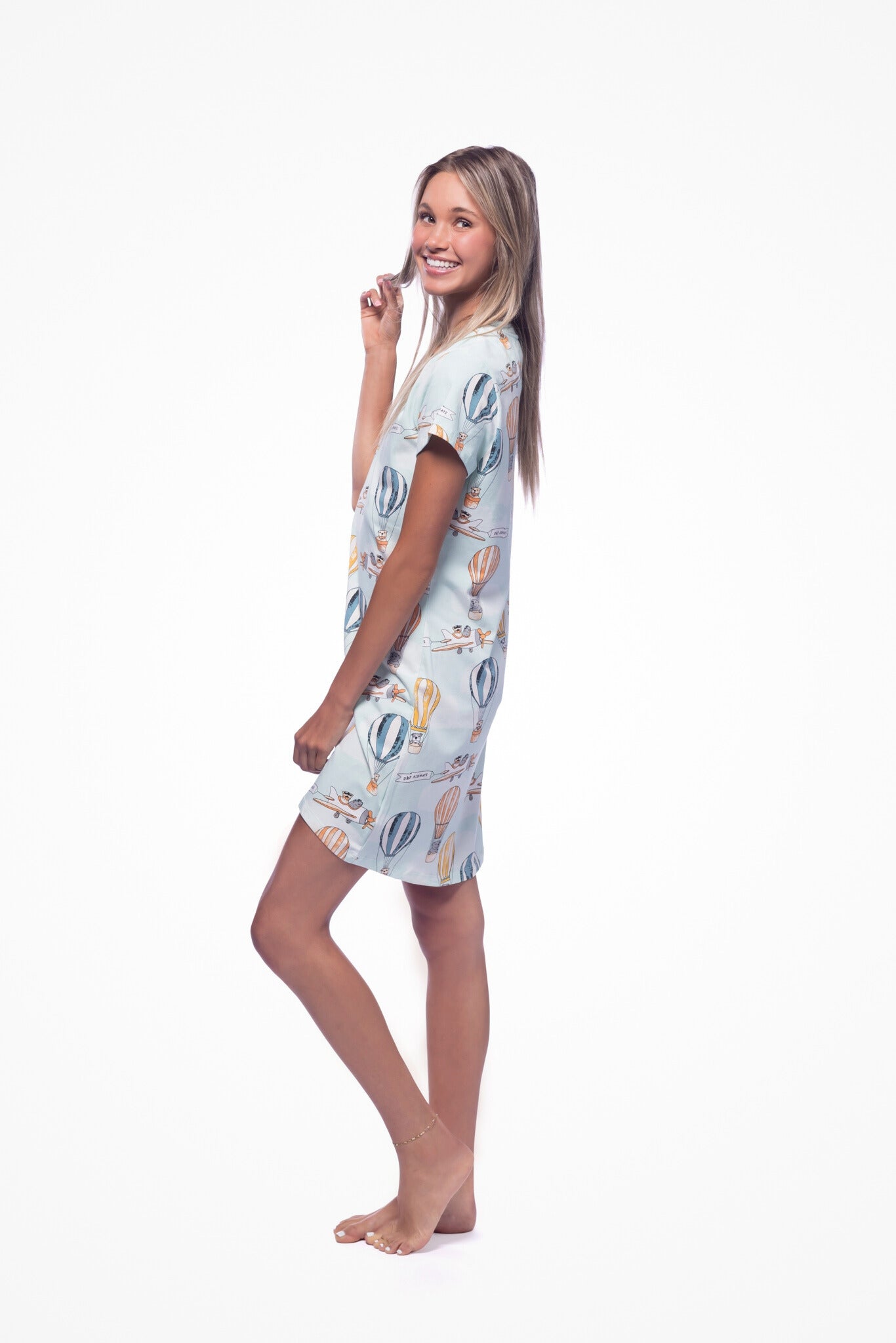 Women's T-Shirt Nightie | Licensed to Fly