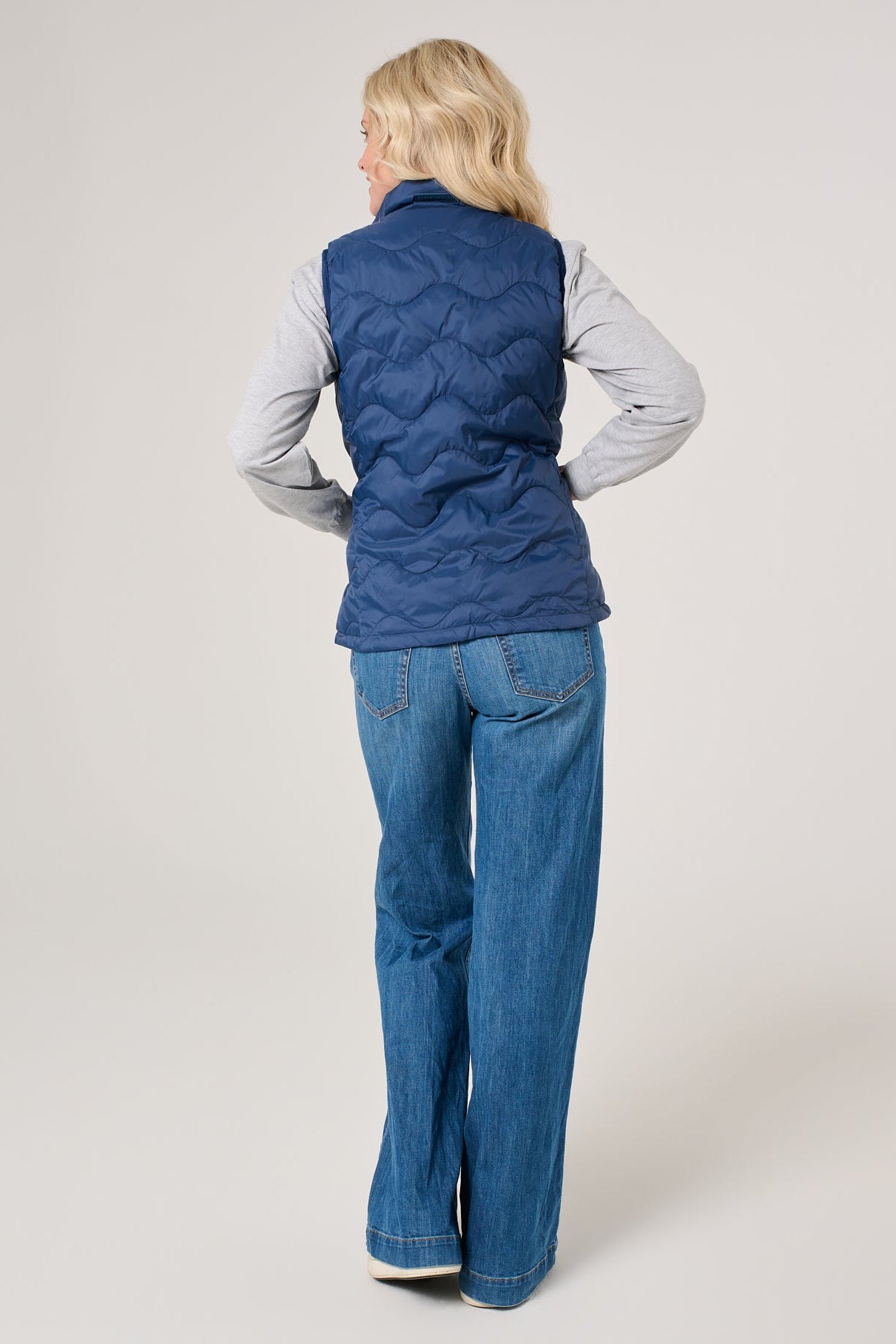 Cloud Women's Puffer Vest | Marine