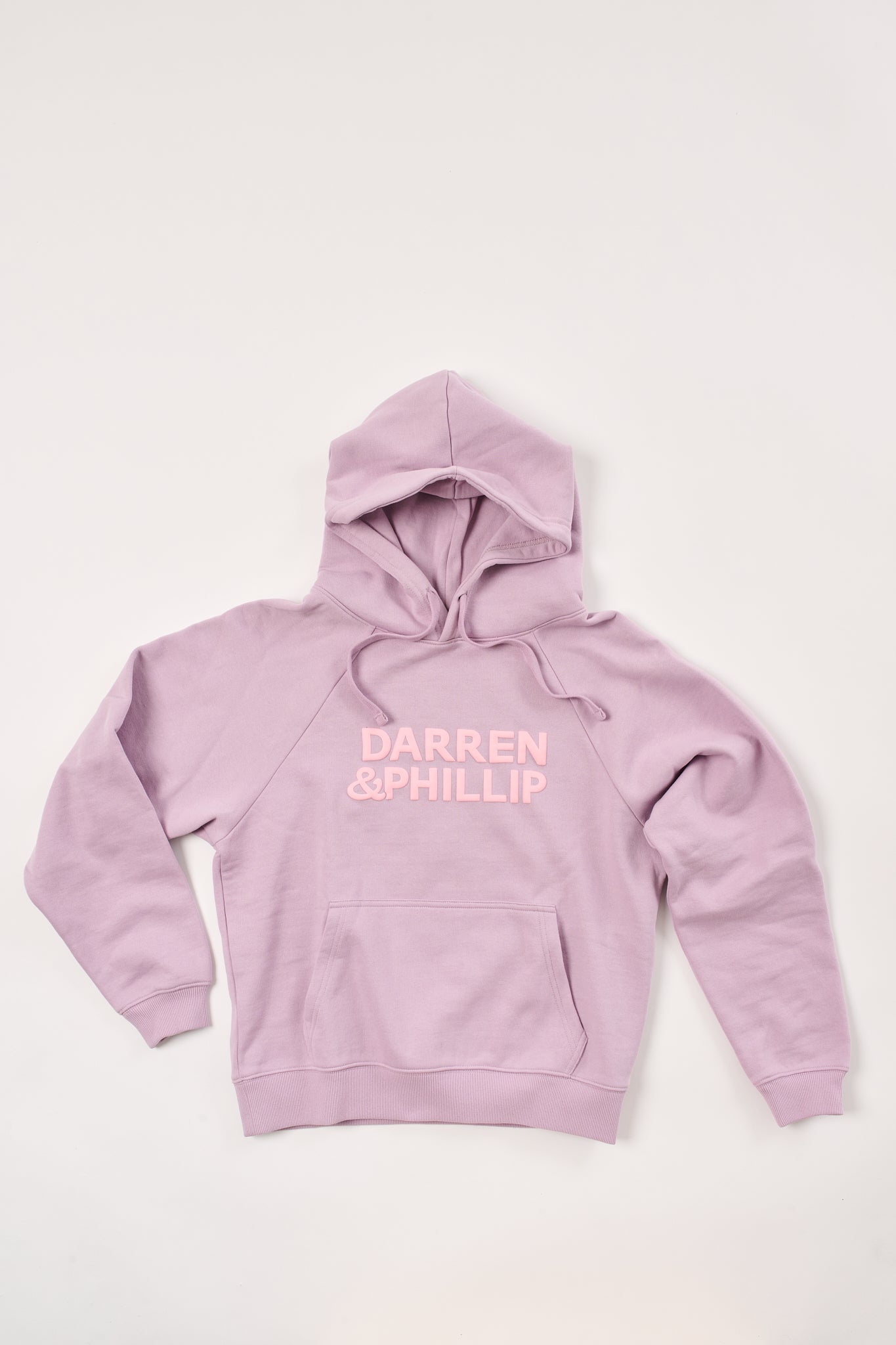 Puff Print Women's Raglan Hoodie | Lilac