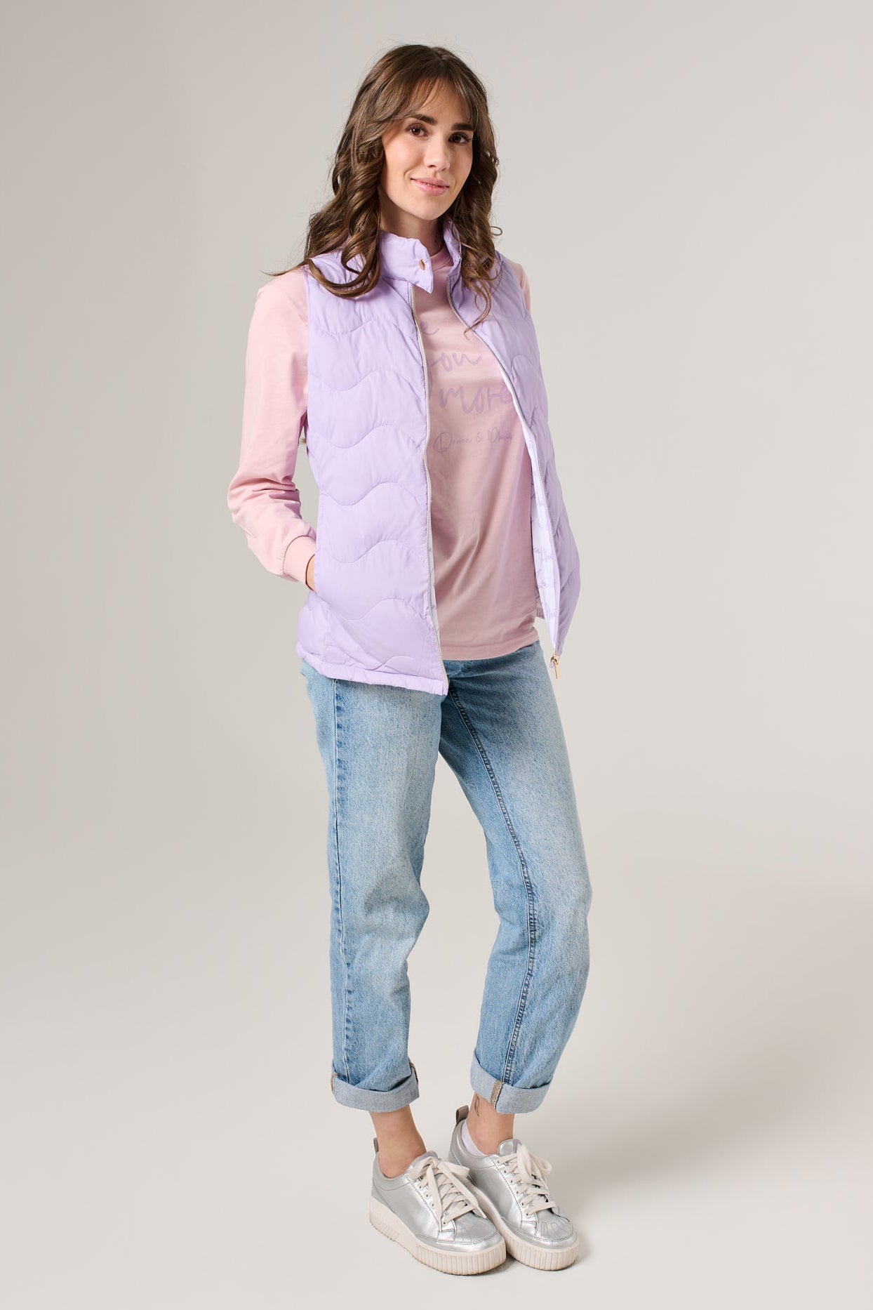 Cloud Women's Puffer Vest | Lilac