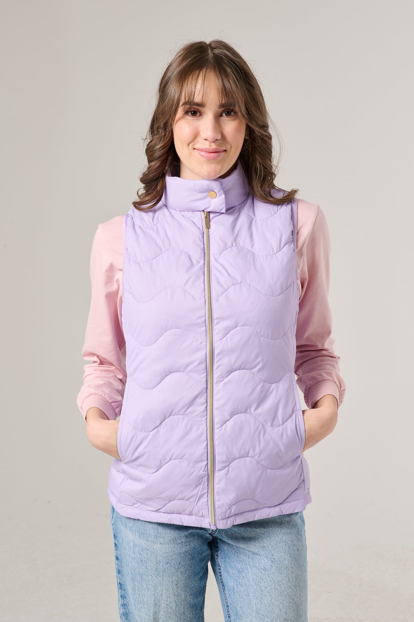 Cloud Women's Puffer Vest | Lilac