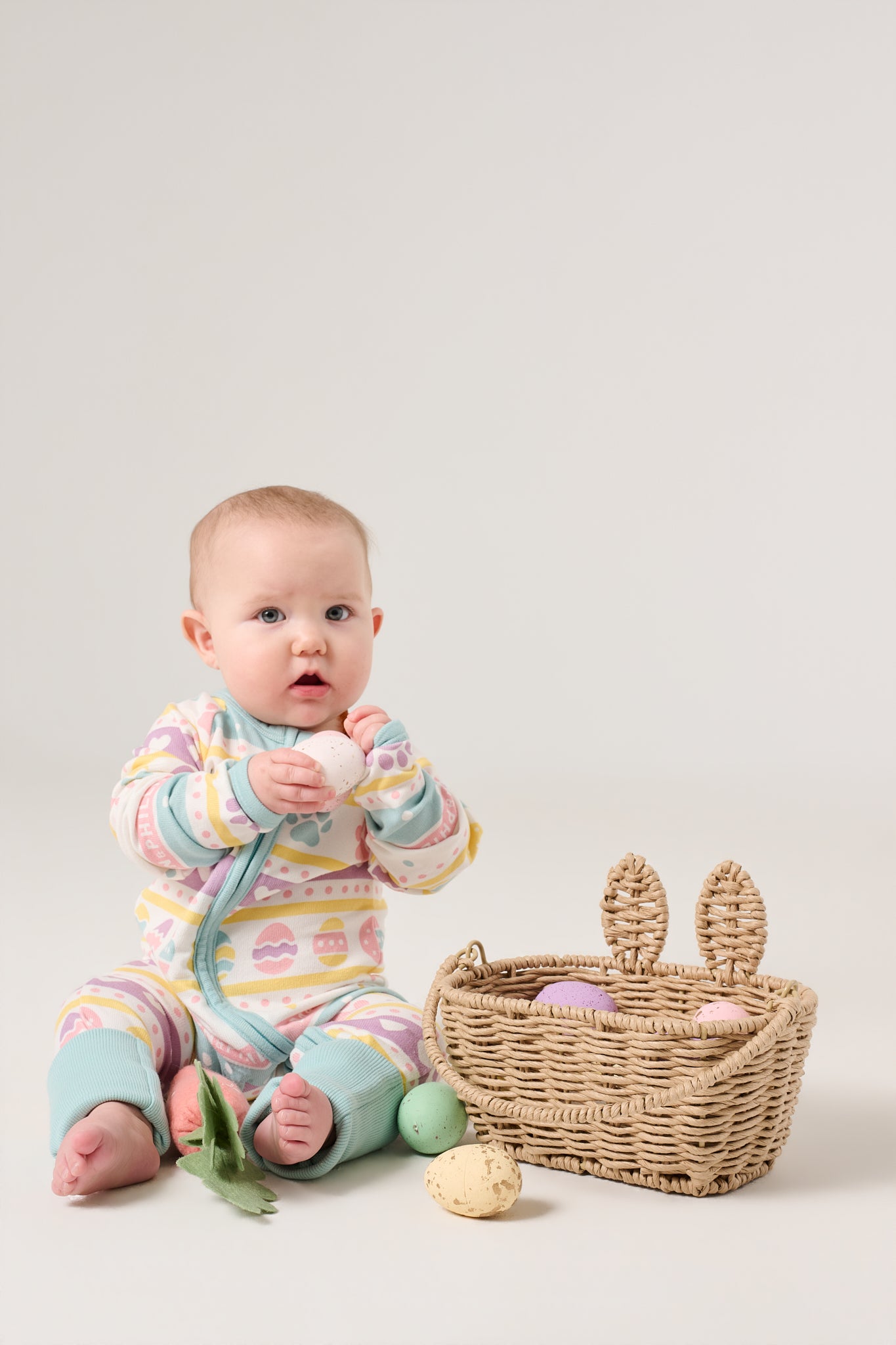 Baby Long Onesie PJs | Feelin' Eggstra