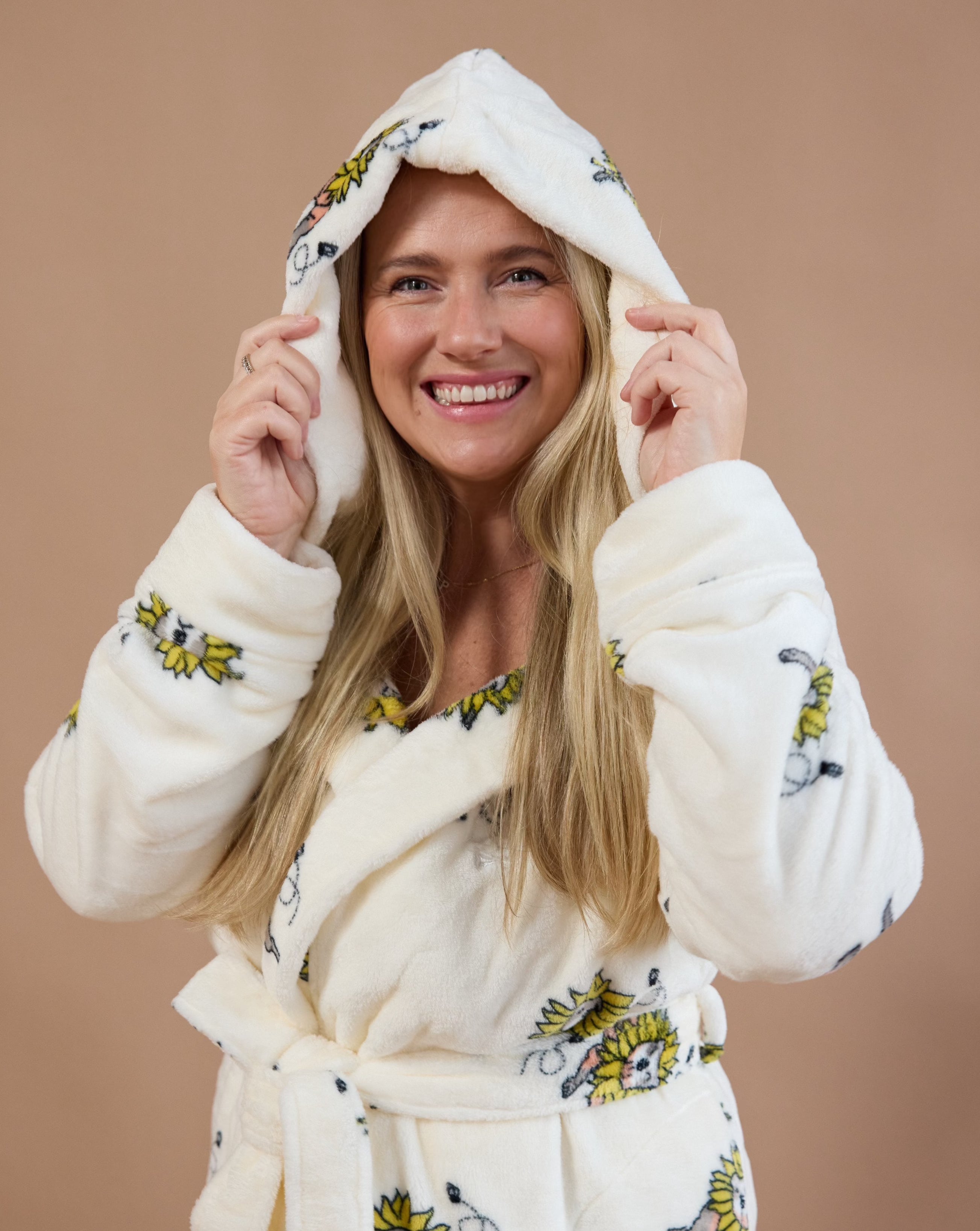 Penelope's Garden Snuggle Buddy Women's Robe