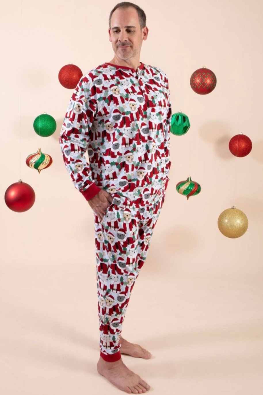 Santa Paws Men's Winter PJ Set