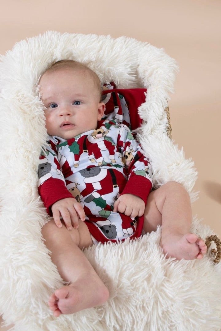 Santa Paws Baby Onesie