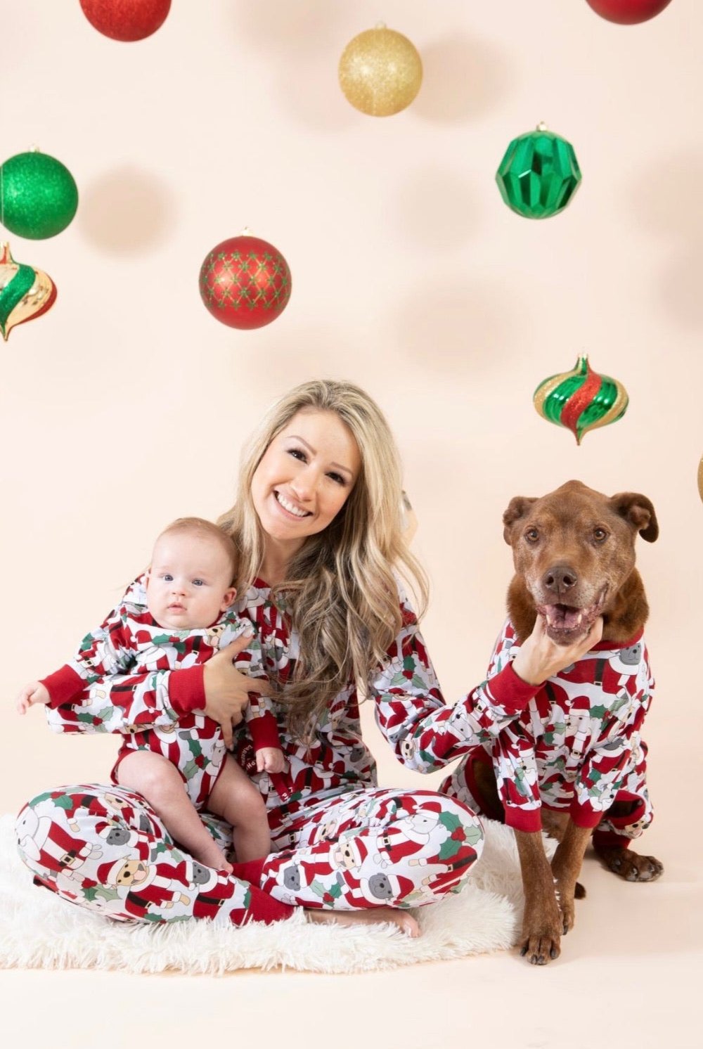 Santa Paws Baby Onesie