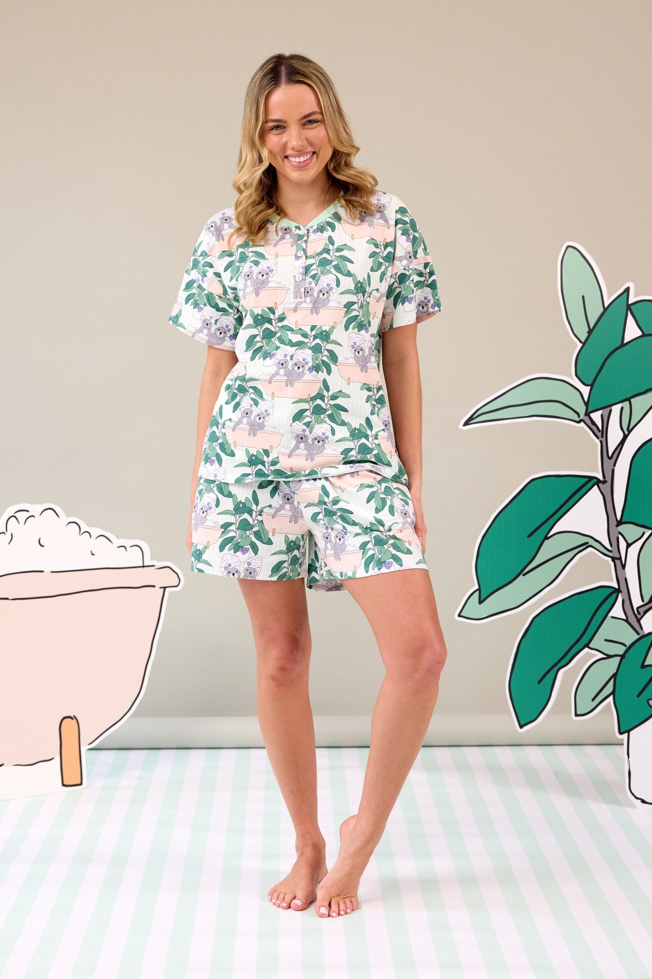 Darren and Phillip Women's short PJS