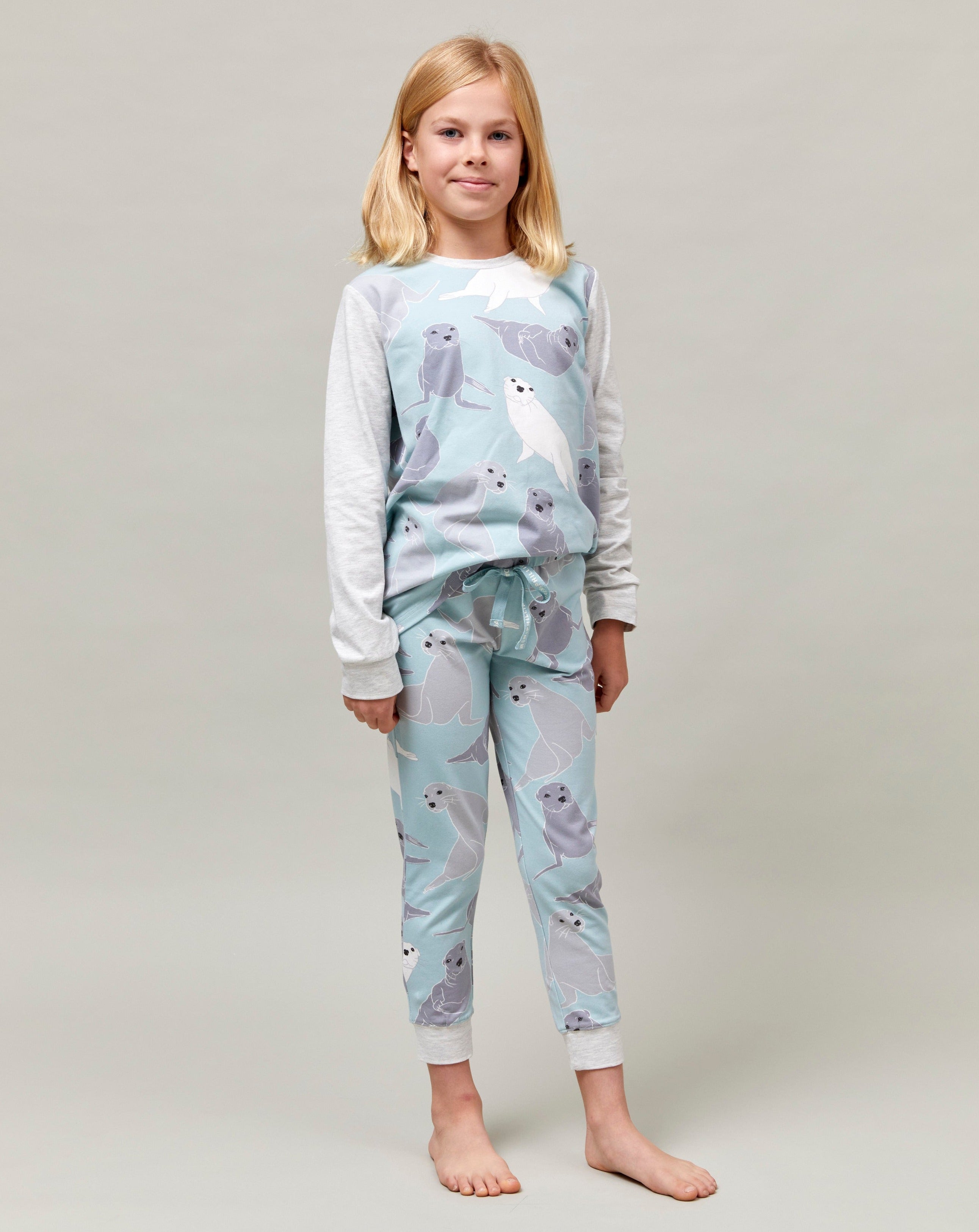 Sealy Staffies Kids Long Pyjama Set.