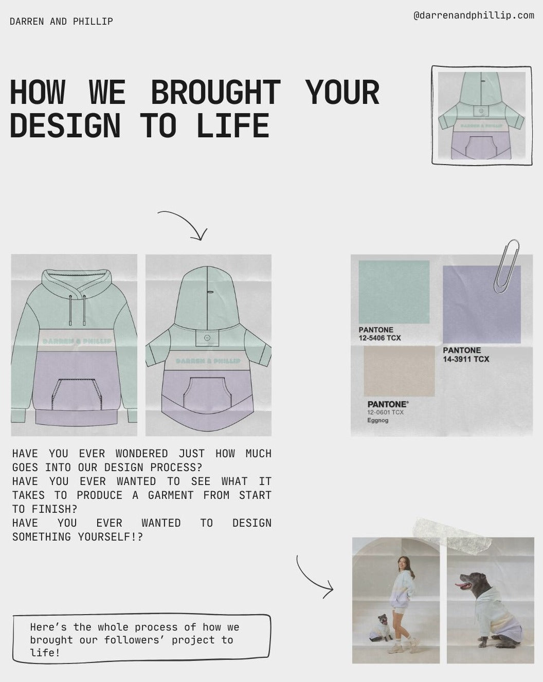 The Design Process at Darren and Phillip.