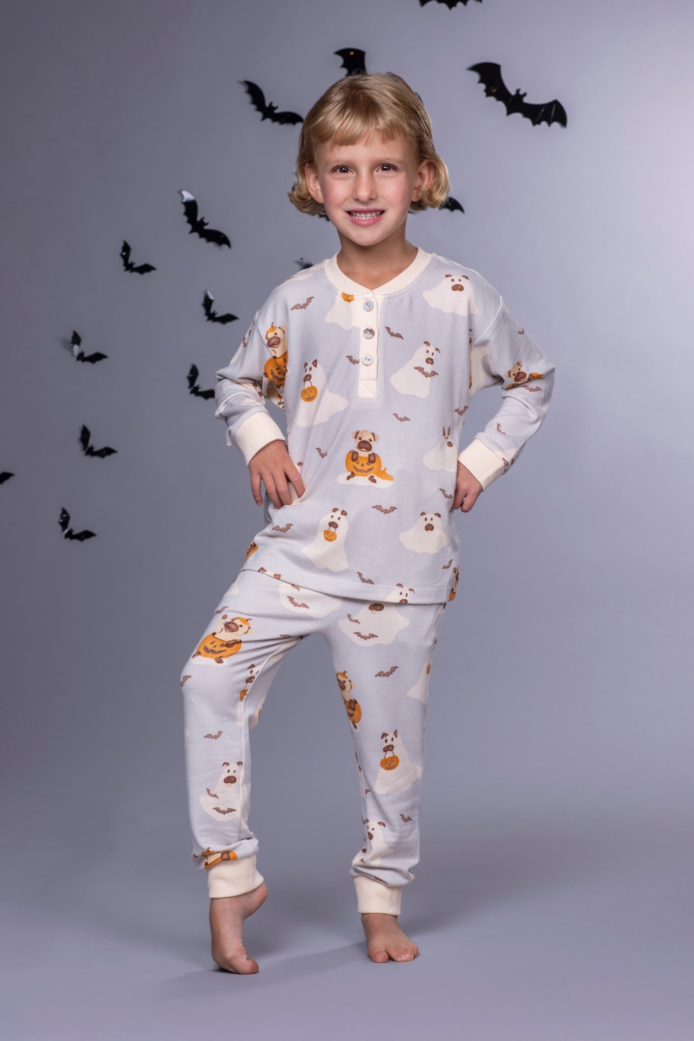 Kid's Long PJs | Howl-O-Ween
