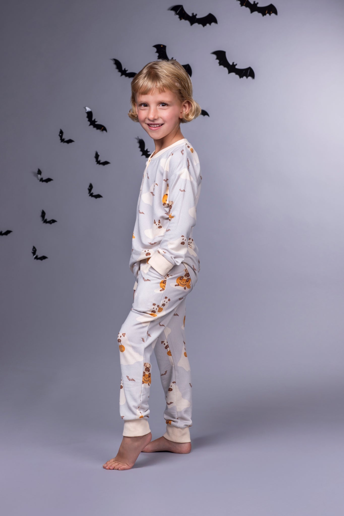 Kid's Long PJs | Howl-O-Ween