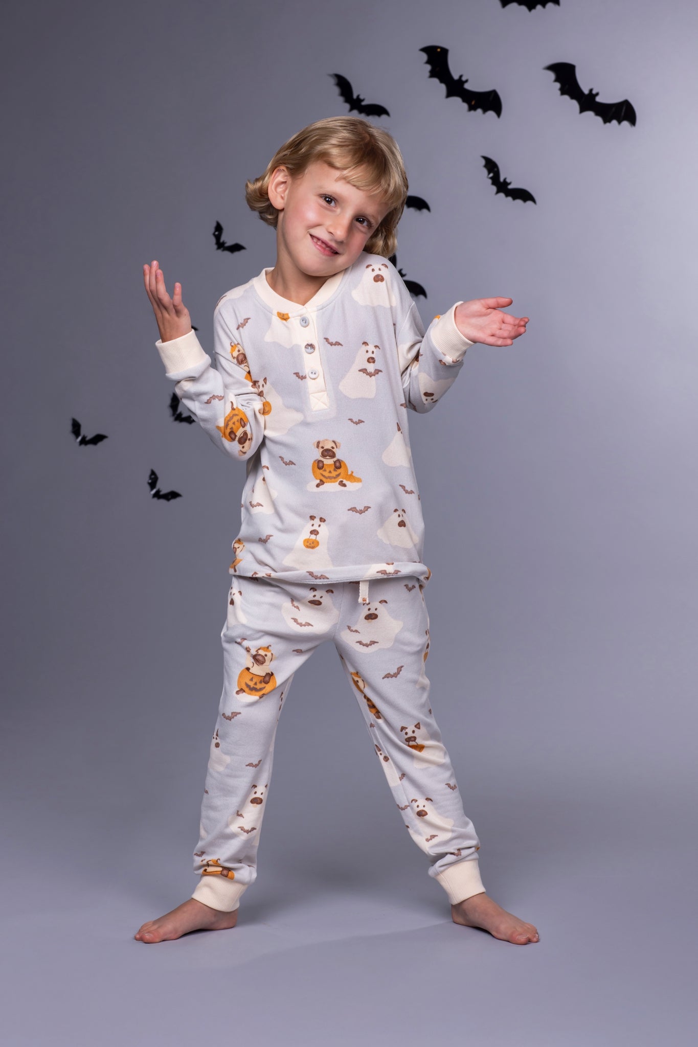 Kid's Long PJs | Howl-O-Ween