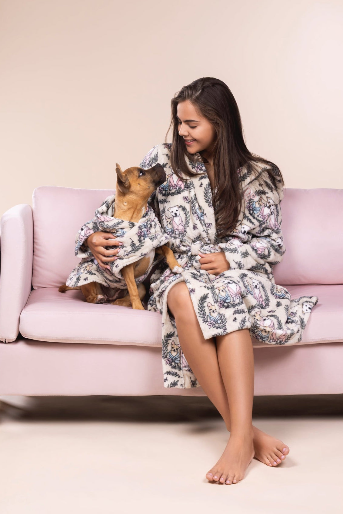 Pawfect Pals Matching Woman's Robe