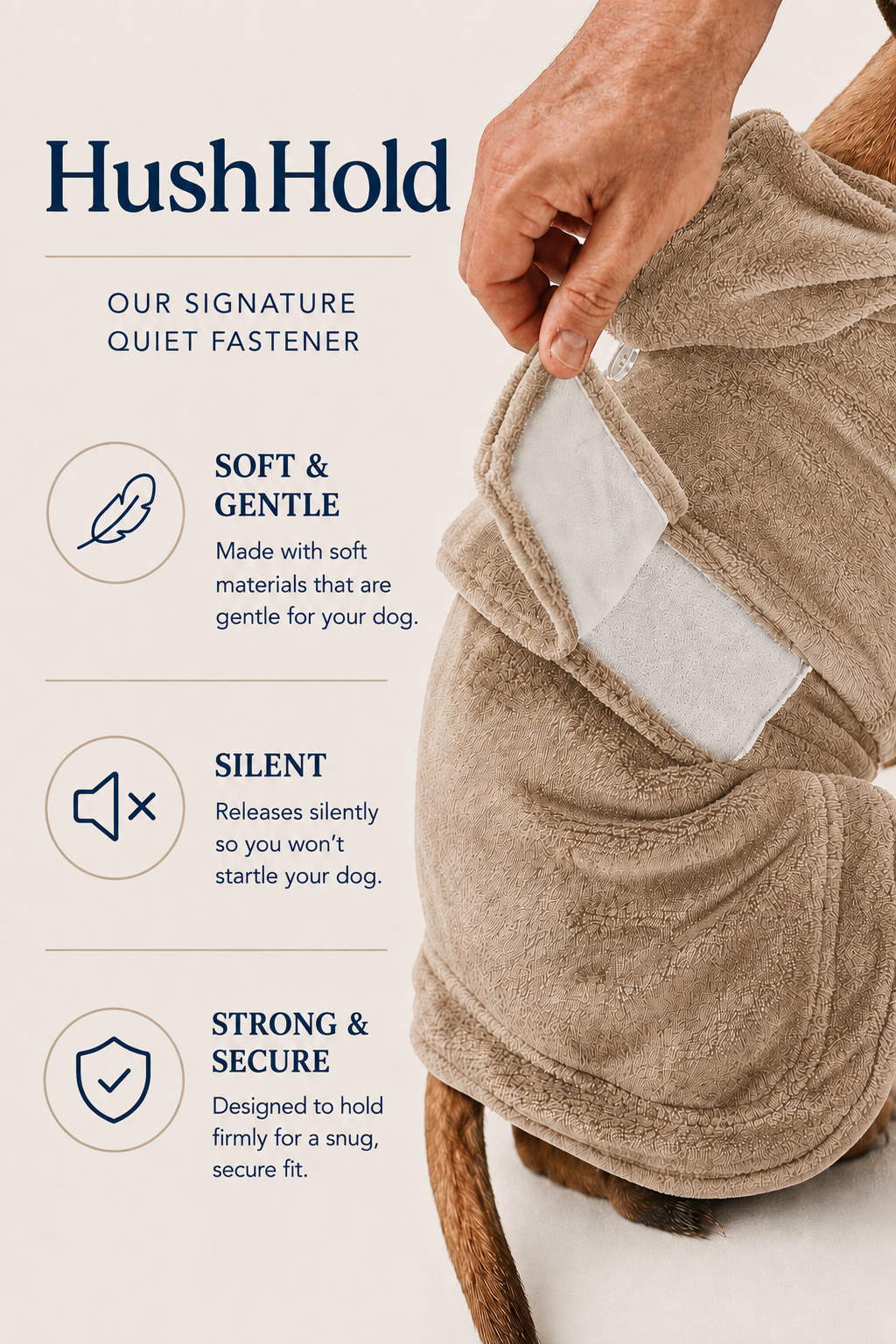 The Dream Calming Dog Robe | Pebble