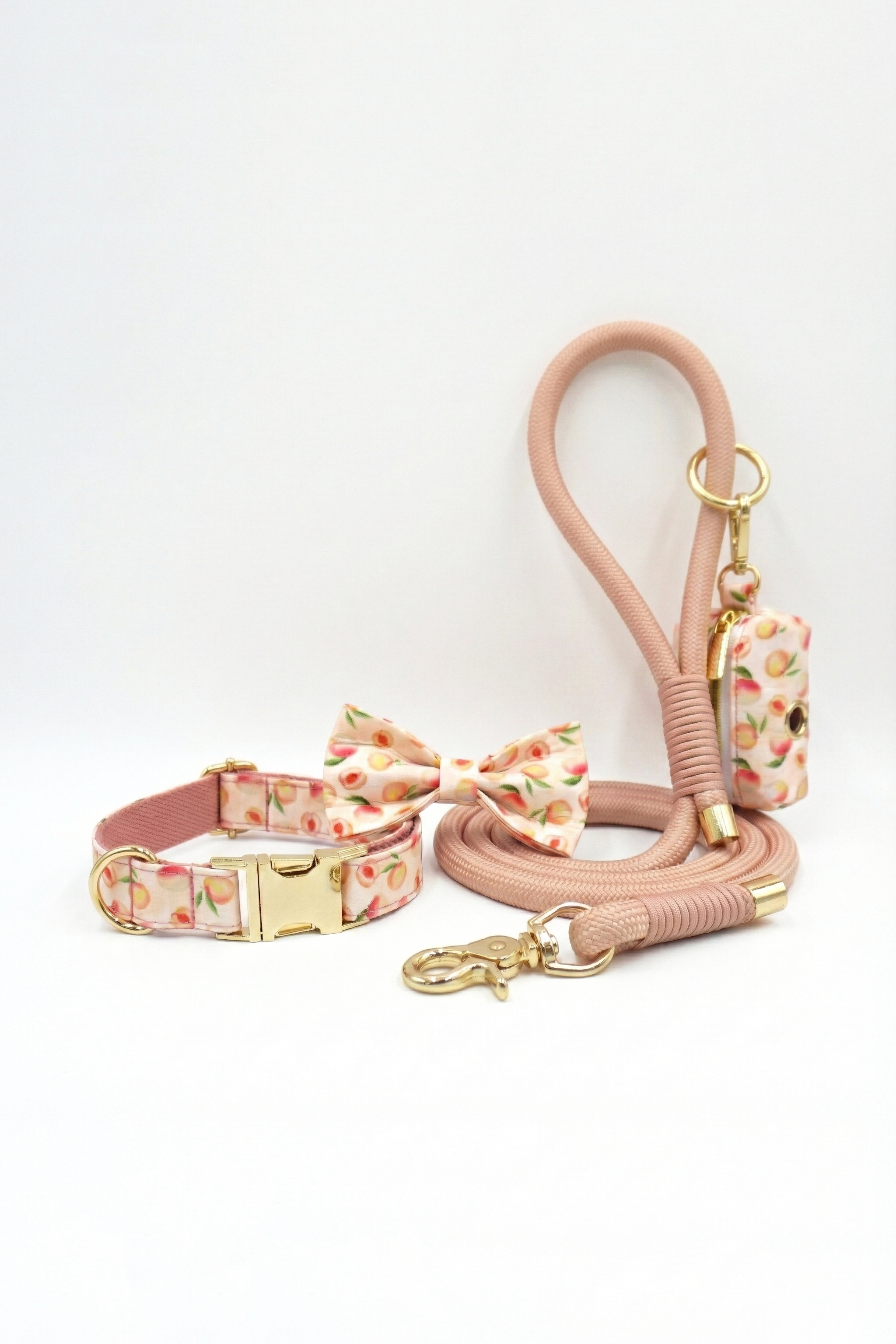 Honey Peach Dog Walking Set