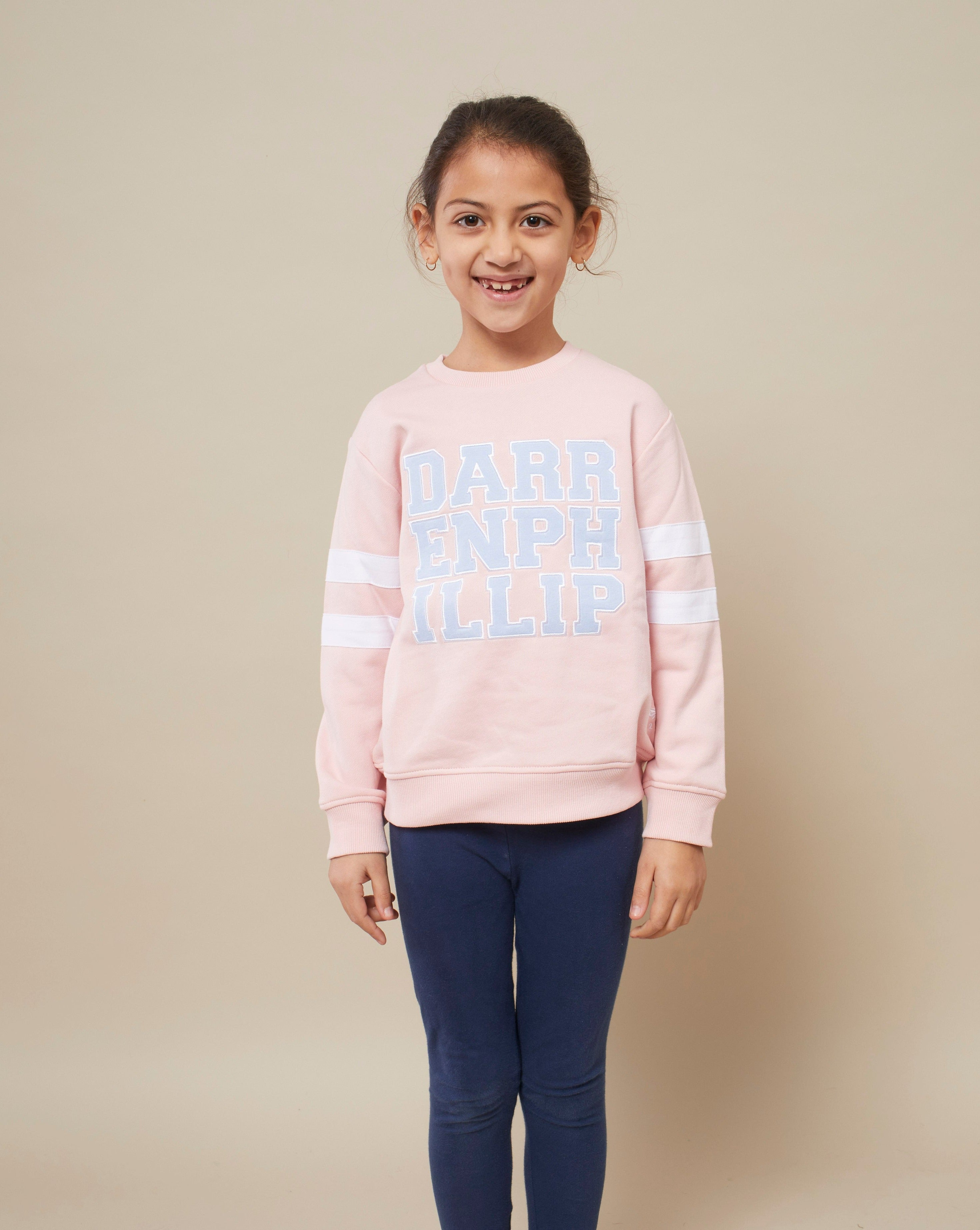 The Academy Kids Sweat - Preppy Pink